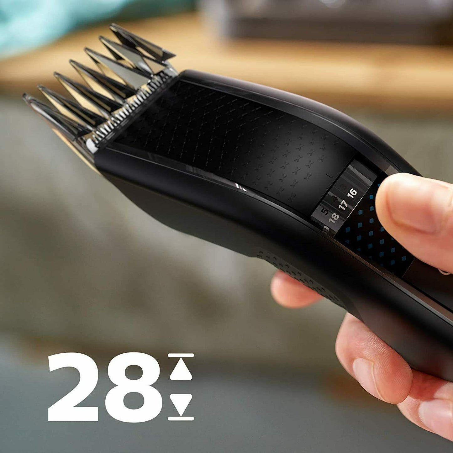 Philips Hc7650/15 Series 7000 Trimmer With 28 Fittings 3 Combs Kit Hairdressing
