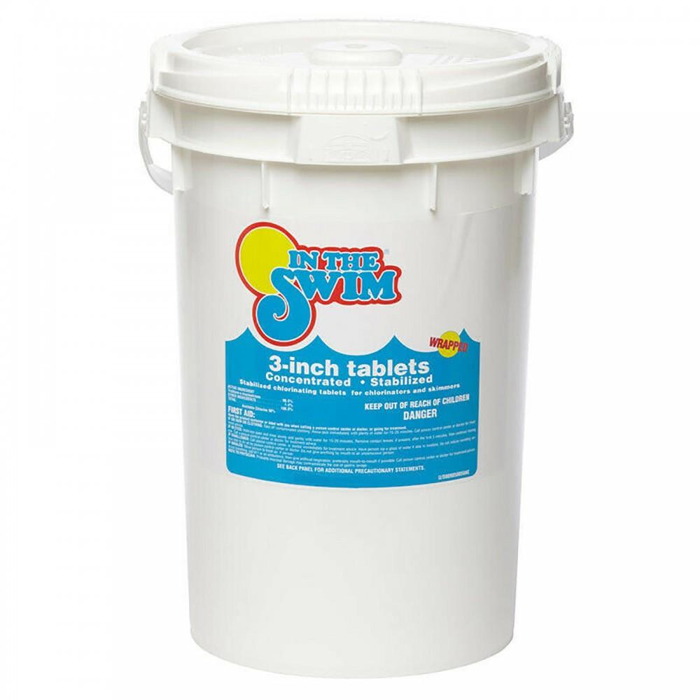 In the Swim 3 inch Chlorine Tablet Bucket - 50 Pound