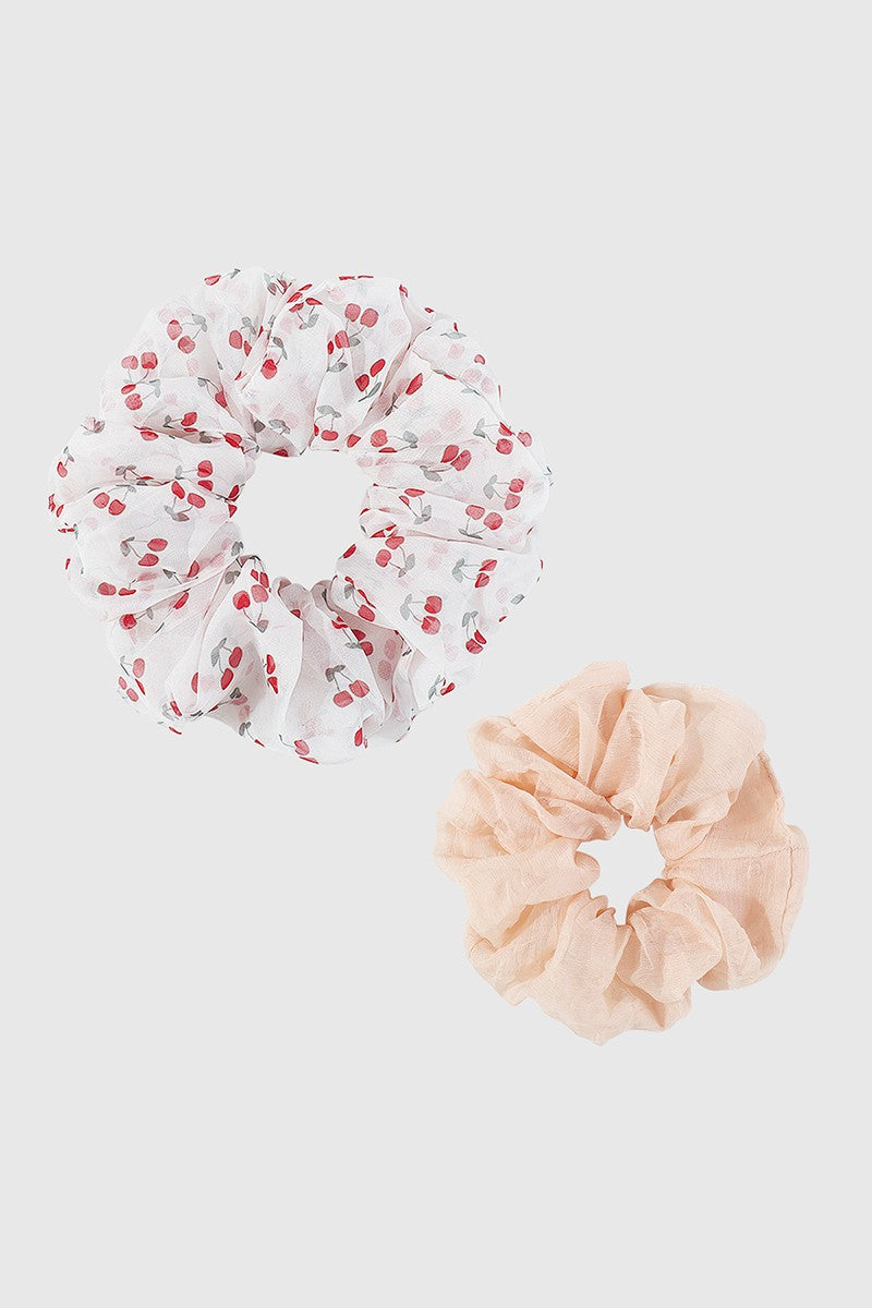 Cherry Jubilee Scrunchie Set