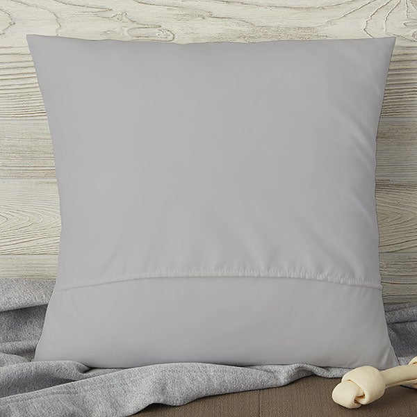 pet photo memories personalized throw pillow
