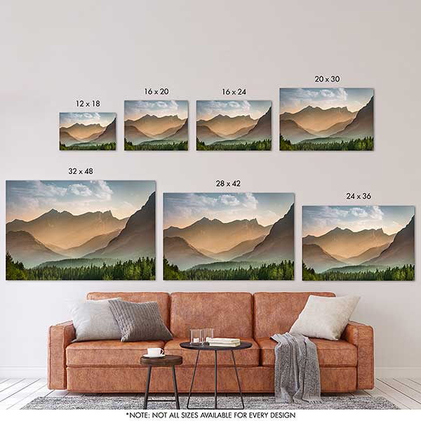 photo memories personalized canvas print