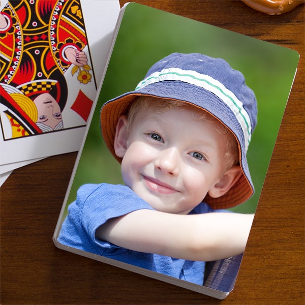 personalized photo playing cards