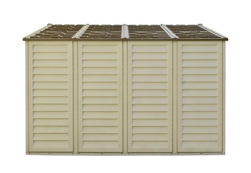 DuraMax 10.5’x13′ Woodbridge Plus Vinyl Shed with Foundation