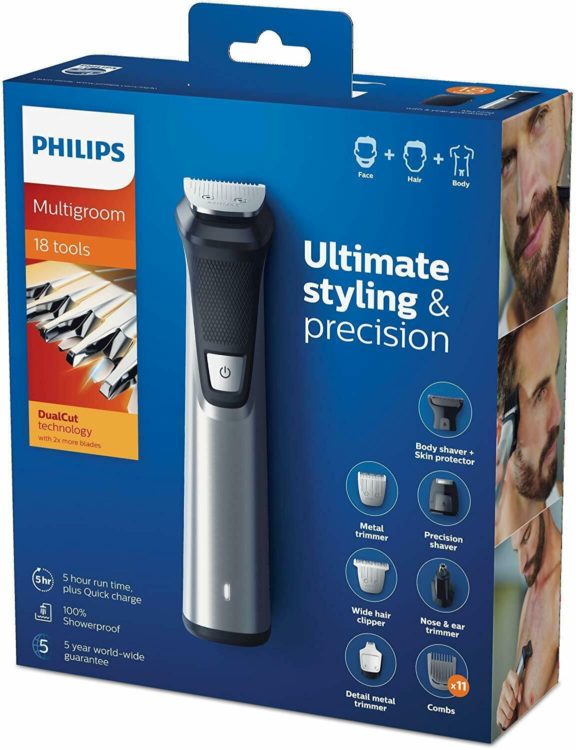 Philips MG7770/15 18 on 1 Cotapelos all on One Epilator Body Hair and Beard