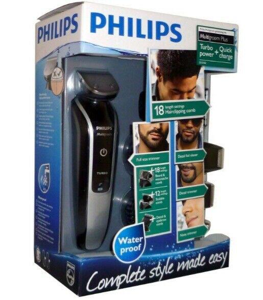 Philips QG3362/23 MultiGroom Cordless Mens Beard Body Hair Trimmer Clipper NEW