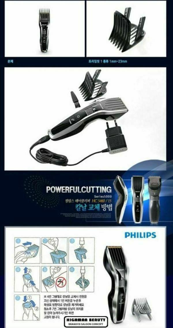 Philips HC5460/15 Powerful Professional Cutting Hair Clipper Trimmer