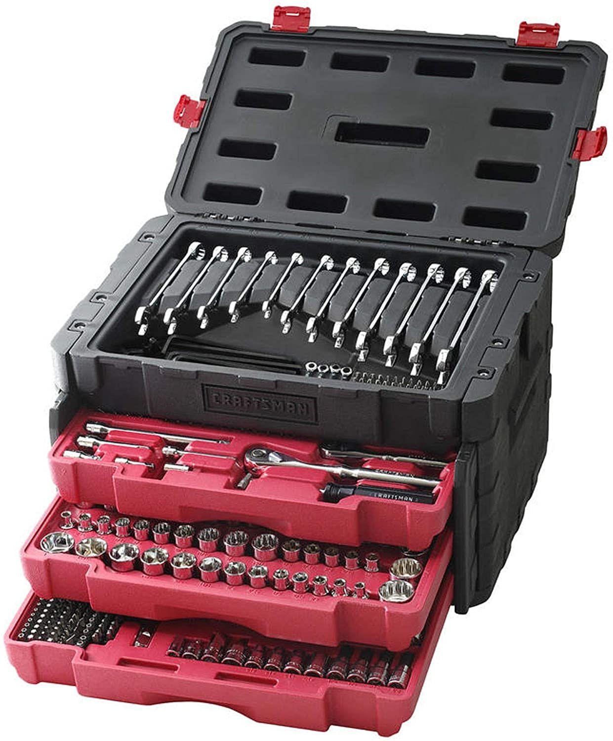 CRAFTSMAN 450-PIECE MECHANICS TOOL SET, RATCHET SOCKET HAND WRENCH TOOLSET
