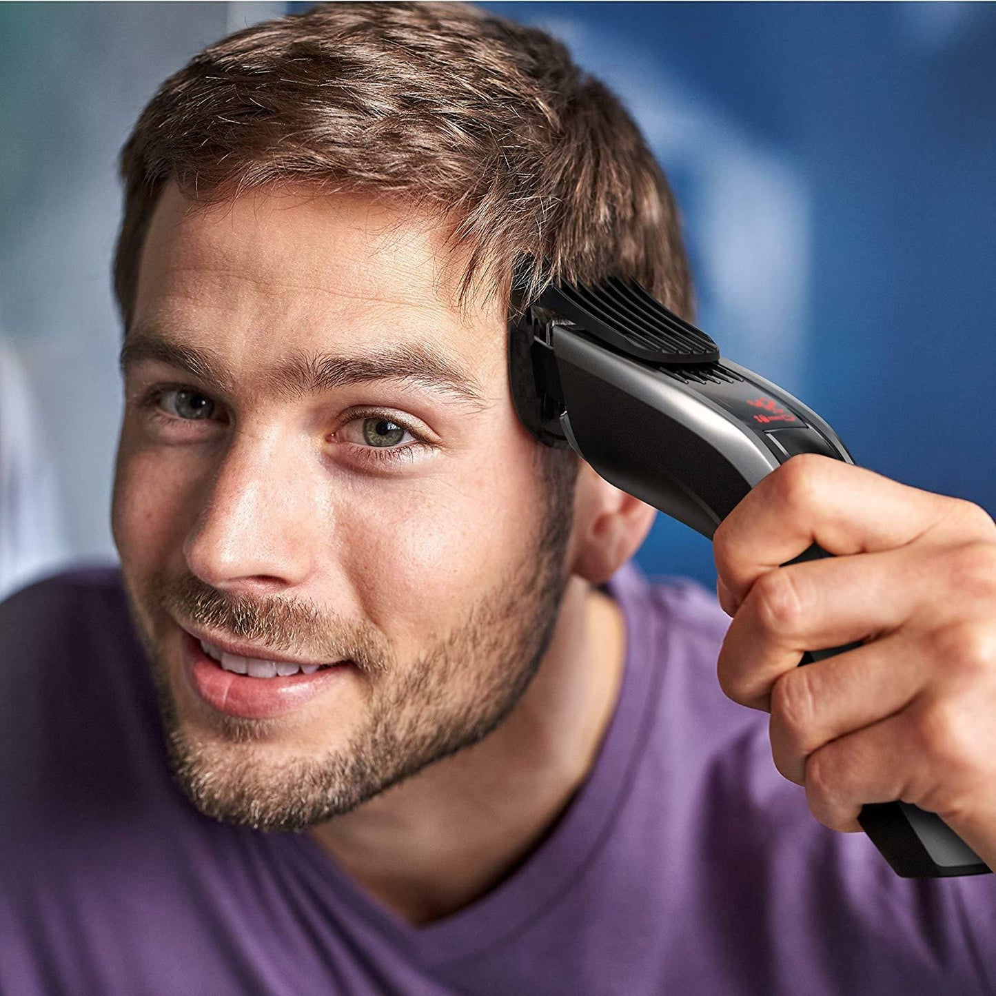 Philips HC7460/15 - Hair Clippers With Blades Steel Stainless, 3 Combs