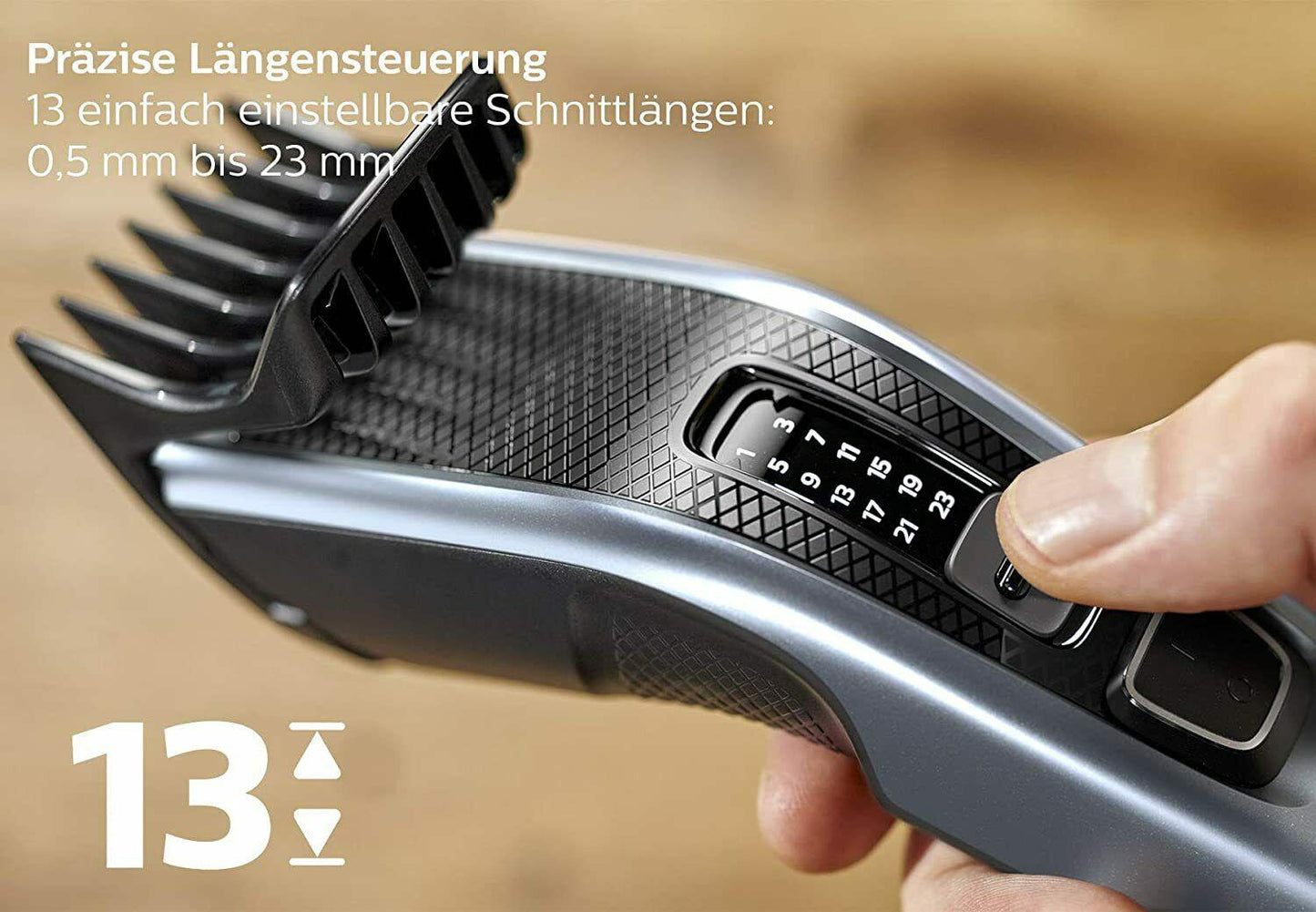 Philips Hc3530/15 Trimmer Series 3000 Blades 13 of Longitudesa 100 - 240v