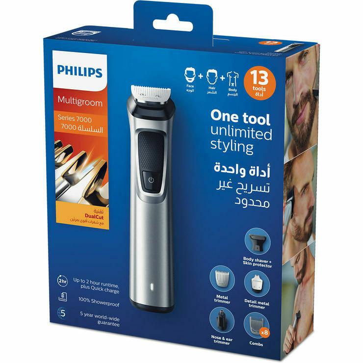 Philips Series 7000 13 in 1 Face Hair and Body Multigroom MG7715/13
