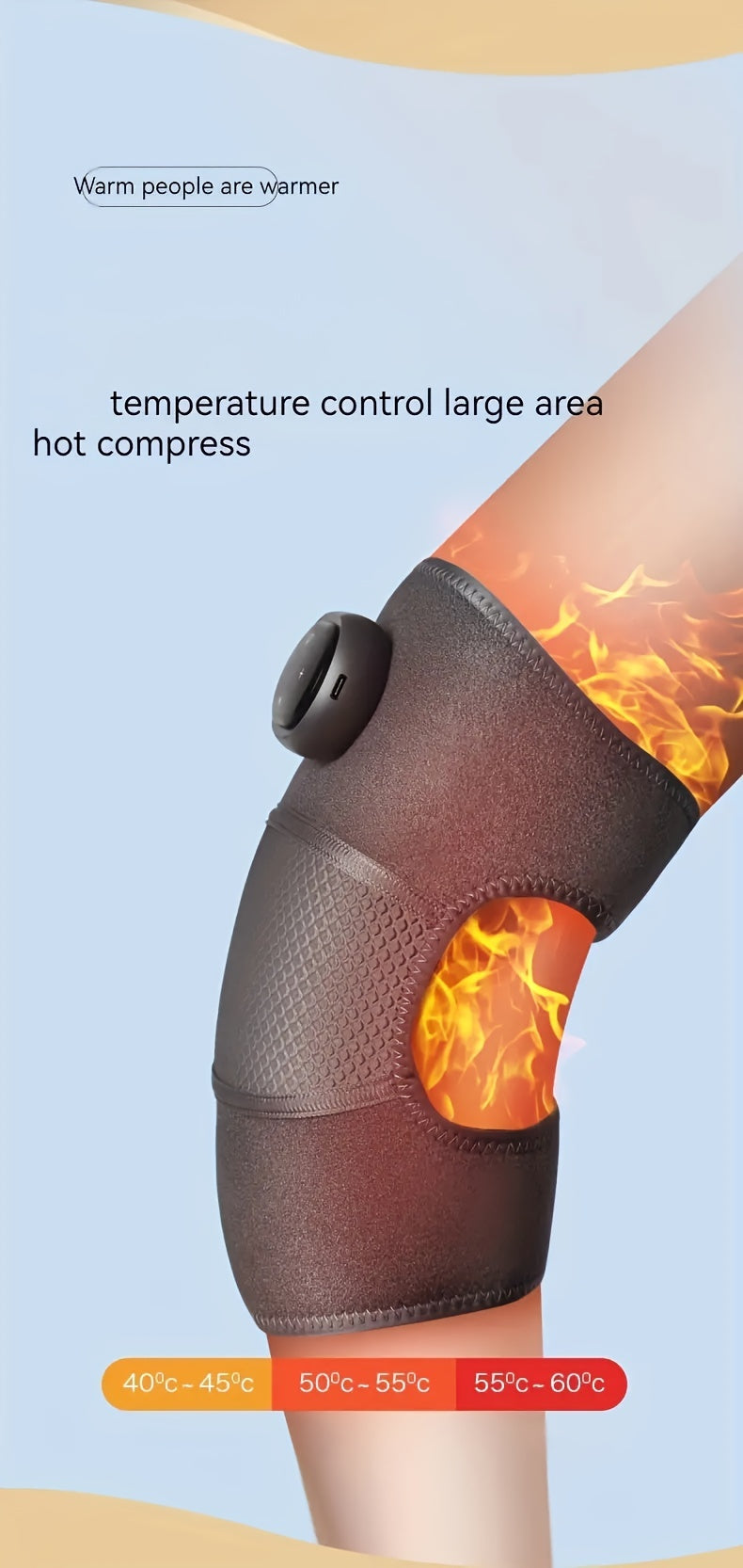 1PC Heated Knee Massager Shoulder Brace, 3-In-1 Heated Knee Elbow Shoulder Brace Wrap, Vibration Knee Heating Pad, 3 Adjustable Vibrations And Heating Modes, Heating Pad For Knee Elbow Shoulder Relax Leg Warmers