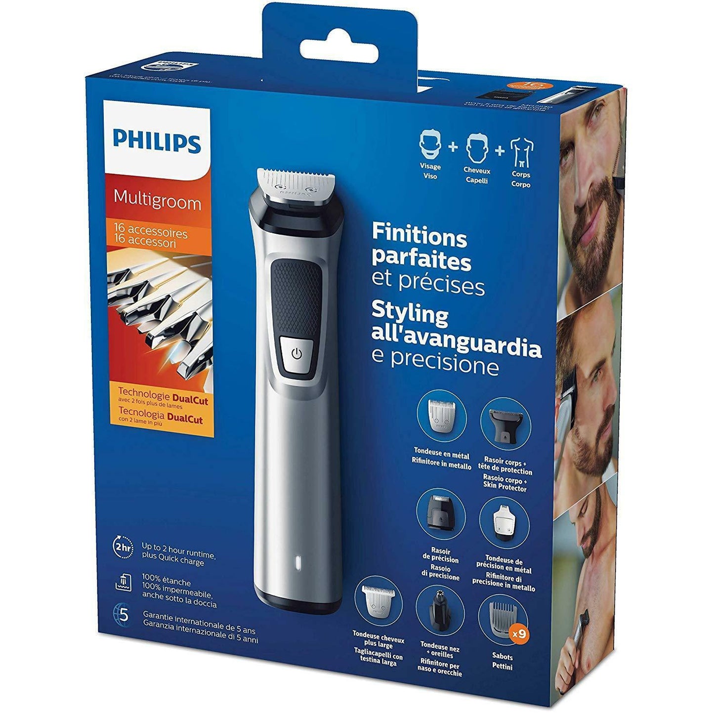 Philips Mg7730/15 Beard Trimmer and Precision 16 in 1