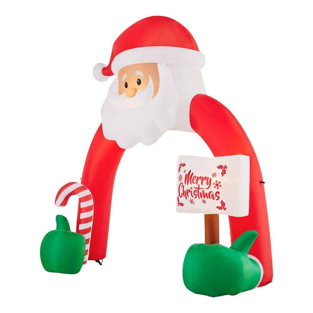 12.5 ft by 12 ft Santa Archway Holiday Inflatable