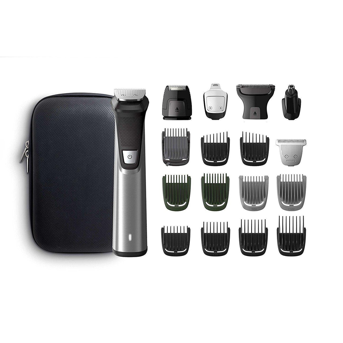 Philips Multigroom Series 7000 MG7770/15 Shaver Rechargeable Black Silver