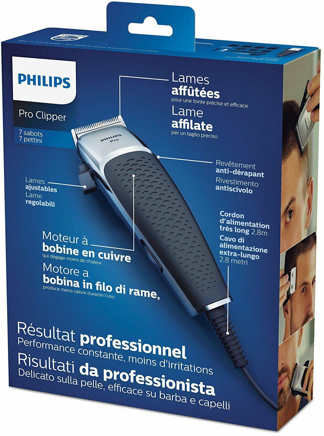 Philips 5000 Series Hc5100/15 Professional Hair Clipper With 7 Guide Combs