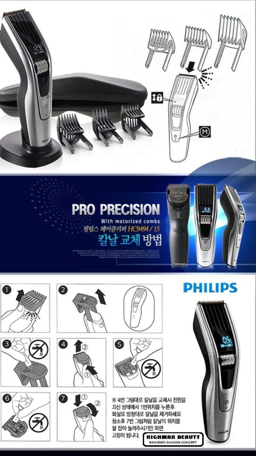 Philips HC9494-15 Powerfull Cutting Professional Cutting Hair Clipper-Trimme