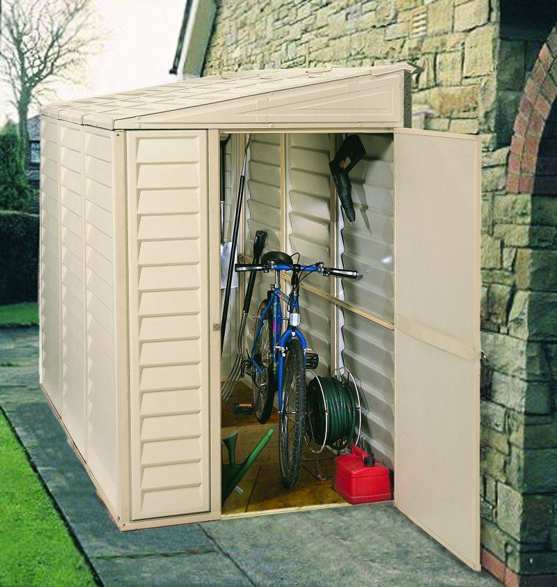 DuraMax 4’x8′ Stronglasting SideMate Vinyl Shed & Foundation