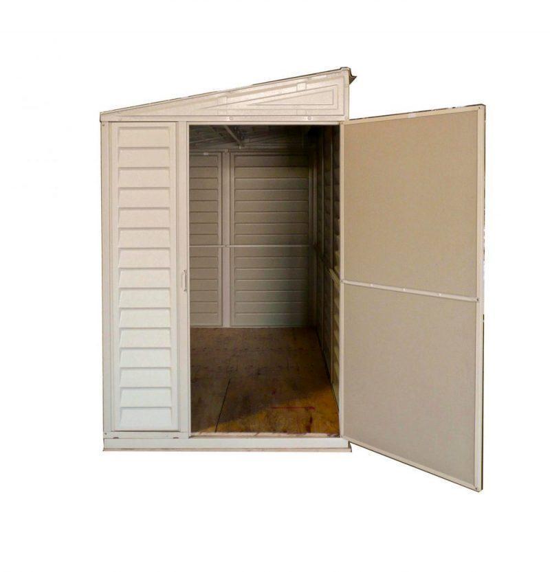 DuraMax 4’x8′ Stronglasting SideMate Vinyl Shed & Foundation