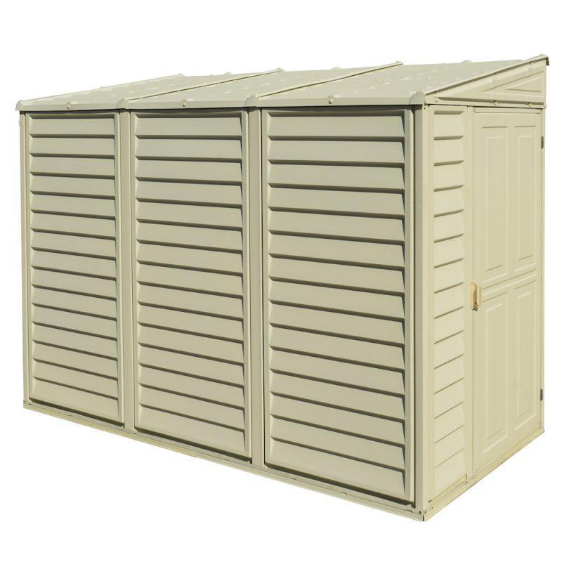 DuraMax 4’x8′ Stronglasting SideMate Vinyl Shed & Foundation