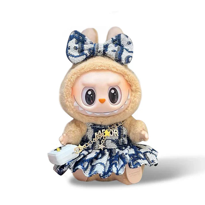 LabubuMania – Outfit DR Blue (Labubu incluso)