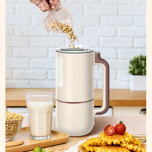 1000ml Portable Mini Soy Milk Maker with Filtering and Self-Cleaning - Perfect for 1-4 Person Households - Enjoy Fresh Soy Milk and Juices Anytime