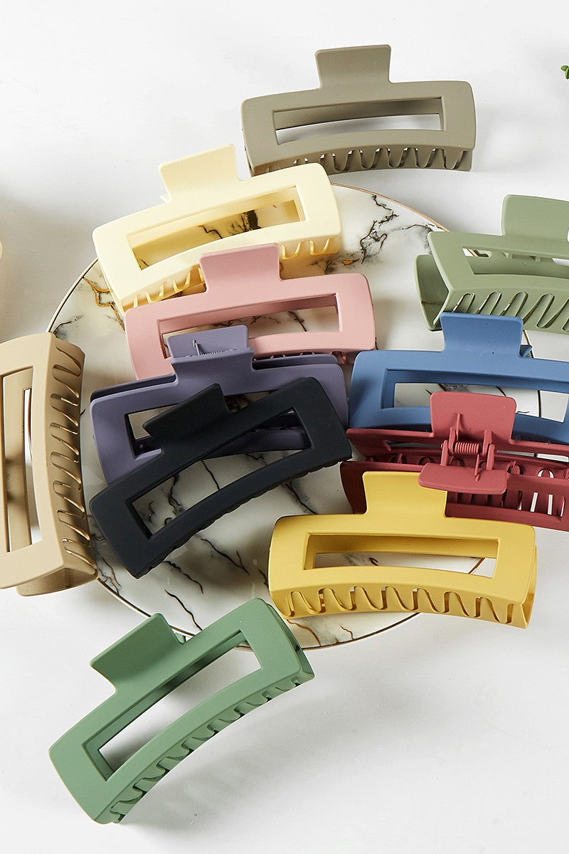 Rectangular Grander Hair Claw