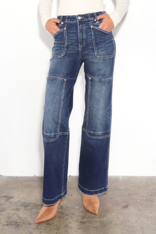 Relaxed Wide Leg Jeans AT2056 (REG)