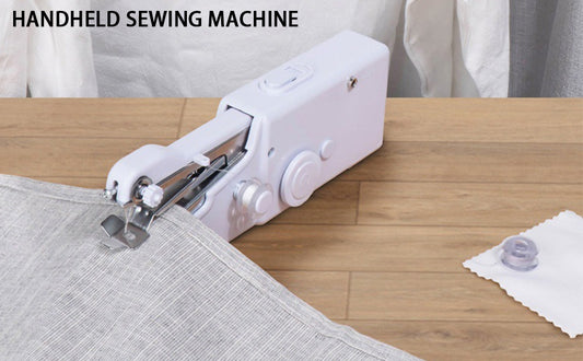 1pc Handheld Sewing Machine Mini Sewing Machines, Portable Sewing Machine  Handheld Stitch Tool For Fabric, Kids Cloth, Clothing (battery Not Included)