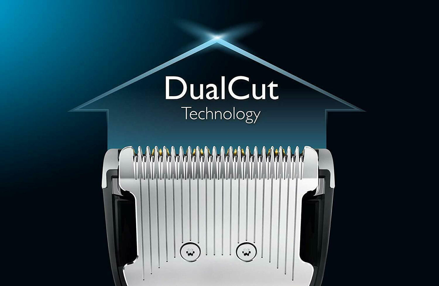 Philips HC7460/15 - Trimmer With Blades Of Stainless Steel, 3 Combs