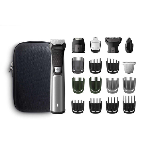 Philips Multigroom Series 7000 MG7770/15 Shaver Rechargeable Black Silver