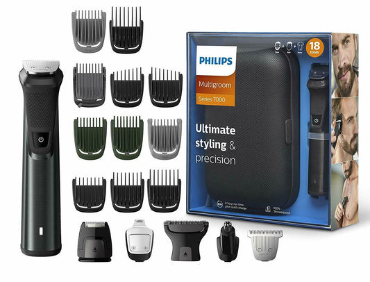 Philips mg7785/20 Multigroom Series 7000 18 in 1 Trimmer for Body Dual